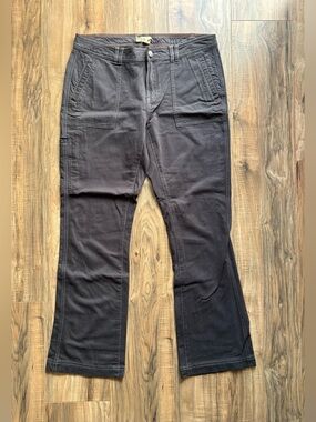 Royal Robbins Stretch Cargo Hiking Utility Pants Charcoal Gray Size 10